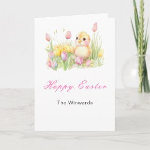 Spring Chick Easter Brunch Holiday Card