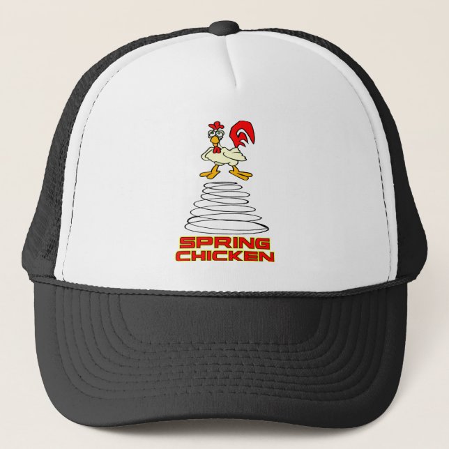 Spring Chicken Trucker Hat (Front)