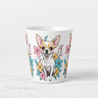 Spring Chihuahua Latte Mug