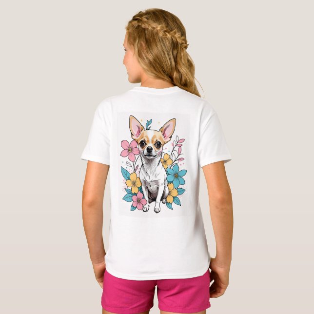 Spring Chihuahua T-Shirt (Back Full)