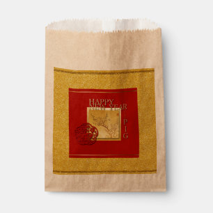 Spring Chinese Pig New Year 2019 Favour Bag
