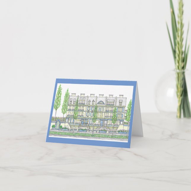 Spring City Blue NoteCards (Front)