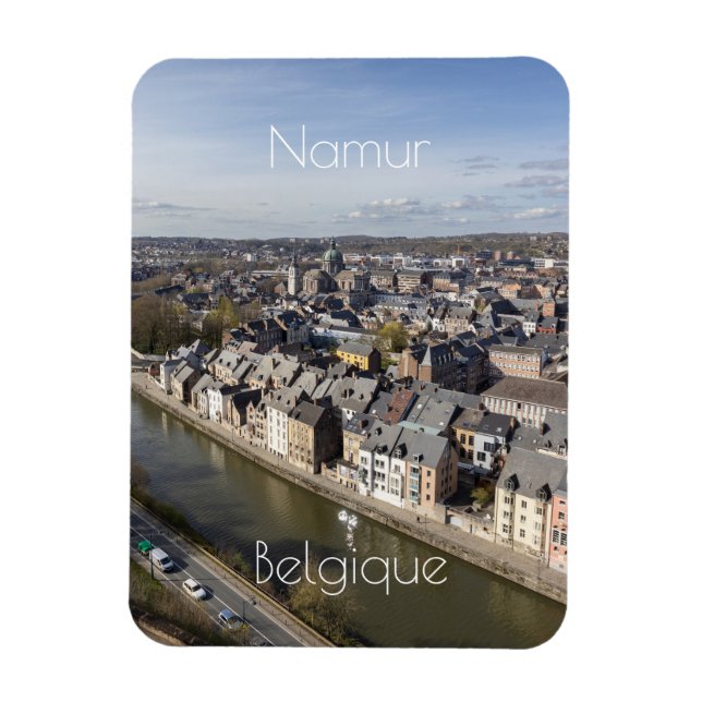 Spring Cityscape Namur, Belgium Magnet (Vertical)