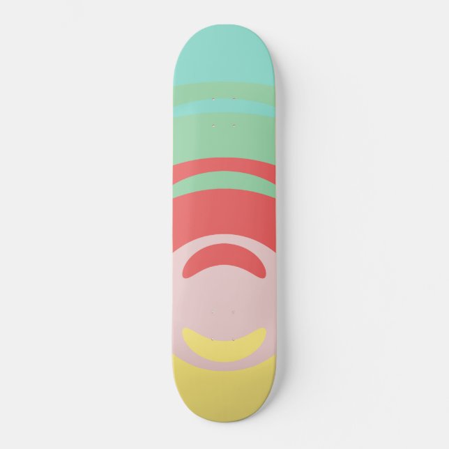 Spring colour palette skateboard (Front)