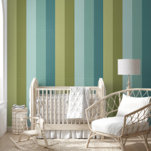 Spring colour stripes pattern wallpaper