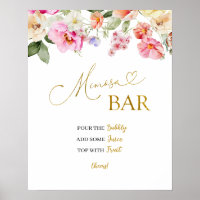 Spring Colourful Floral Mimosa Poster