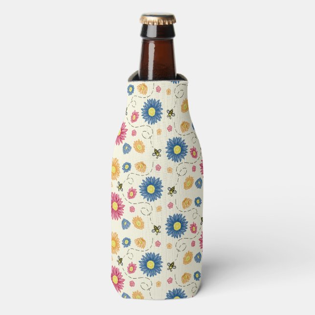 Spring Colours Bottle Cooler (Bottle Front)