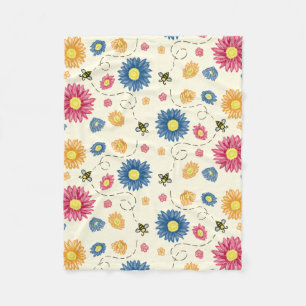Spring Colours Fleece Blanket