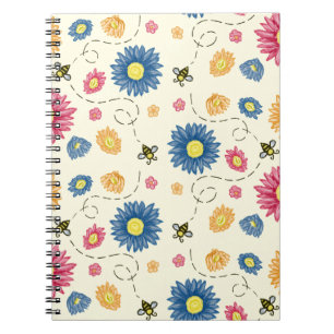Spring Colours Spiral Notebook