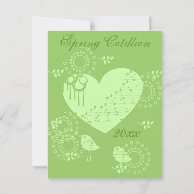 Spring Cotillion Invitations (Front)