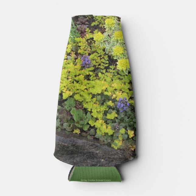 Spring Cottage Garden Ground Covers Bottle Cooler (Front)