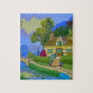 Spring Cottage Jigsaw Puzzle