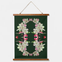 Spring Crabapple Blossoms Floral Abstract