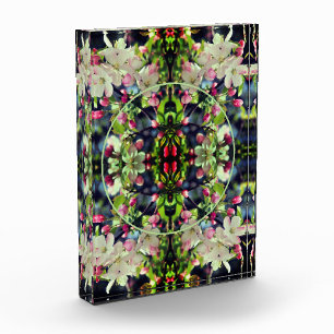 Spring Crabapple Blossoms Frame Add Your  Photo Block