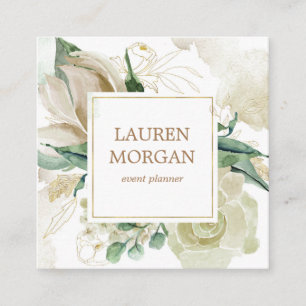spring cream garden Business Card