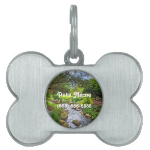 Spring Creek Painterly Pet ID Tag
