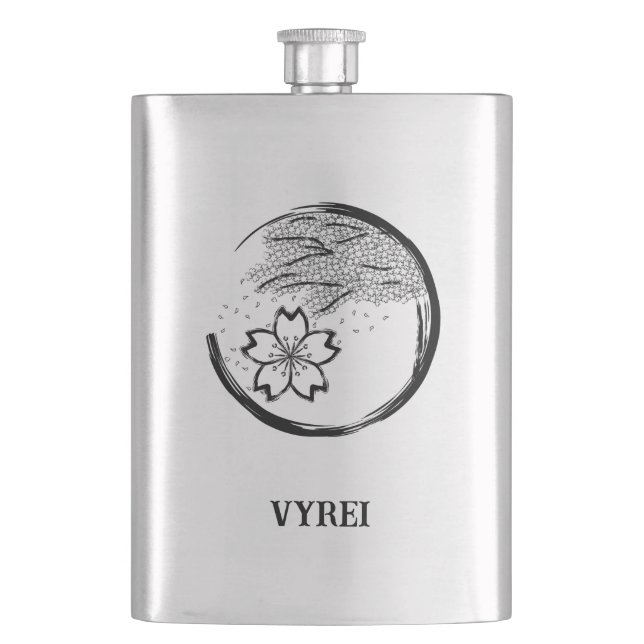 Spring Crest Hip Flask (Front)