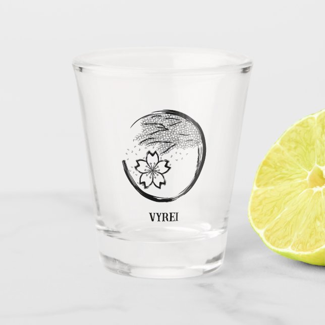 Spring Crest Shot Glass (Front)