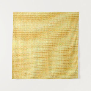 Spring crochet background in yellow. tapestry