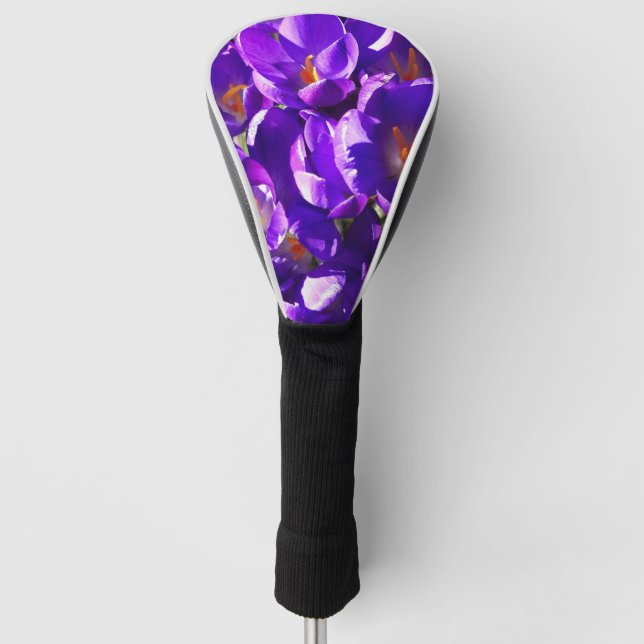 SPRING CROCUS GOLF HEAD COVER (Front)