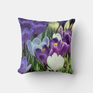 Spring crocuses - pillow