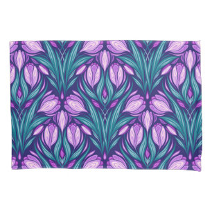 Spring crocuses pillowcase