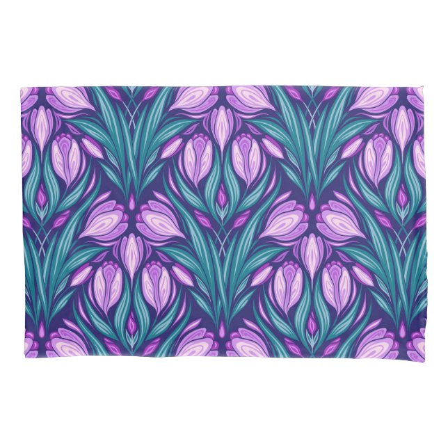 Spring crocuses pillowcase (Front)