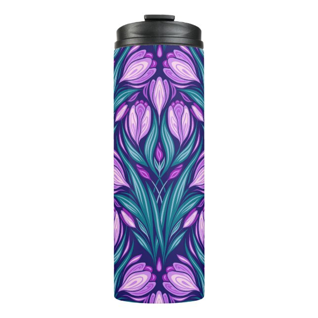 Spring crocuses thermal tumbler (Front)