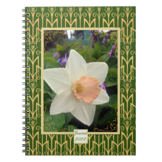 Spring Daffodil and Art Deco  Notebook
