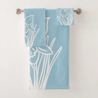 Spring Daffodil Bath Towel Set