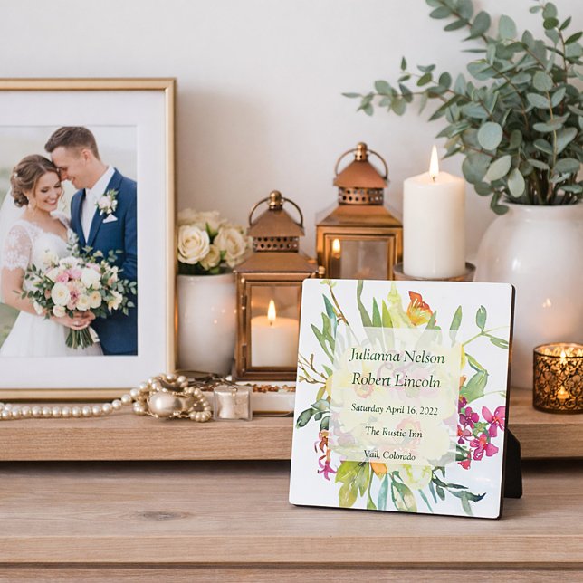 Spring daffodil bouquet wedding   plaque (Creator Uploaded)