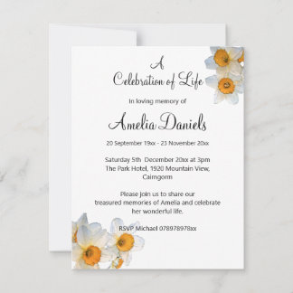 Spring Daffodil Celebration of Life Announcement