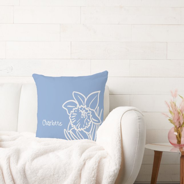 Spring Daffodil  Cushion (Couch)