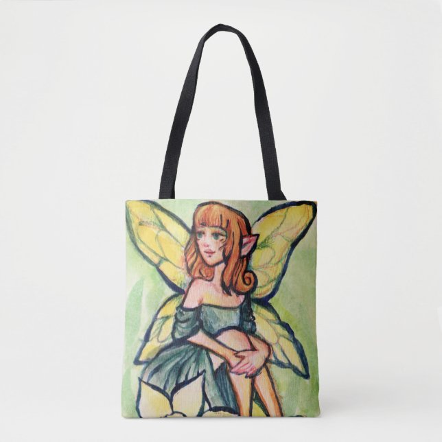 Spring Daffodil Fairy                              Tote Bag (Front)