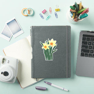Spring Daffodil Flowers Sticker