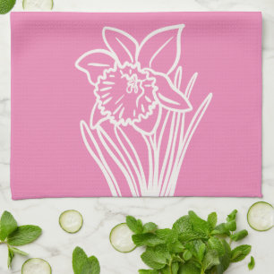 Spring Daffodil  Tea Towel