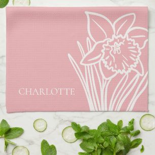 Spring Daffodil Tea Towel