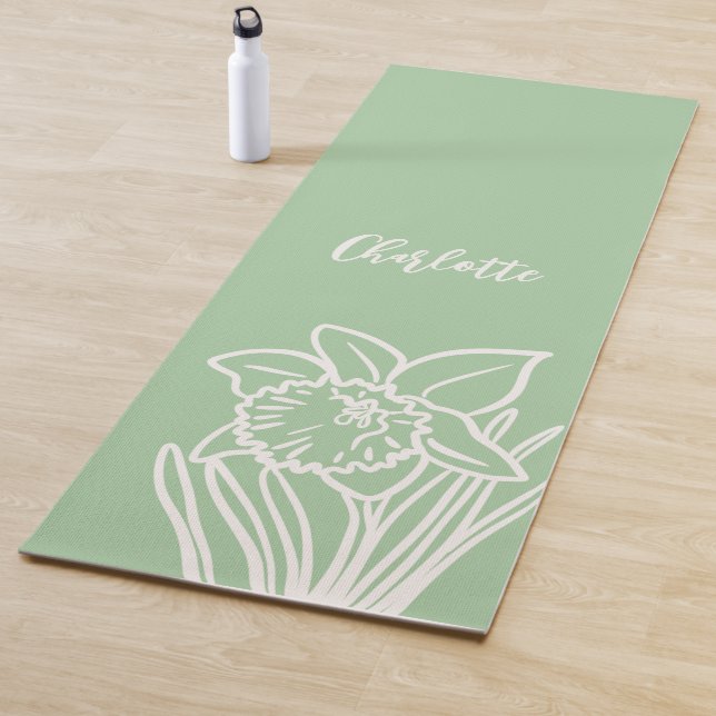 Spring Daffodil  Yoga Mat (In Situ)