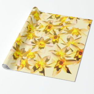 Spring Daffodils Blossoms Photo Gift  Paper
