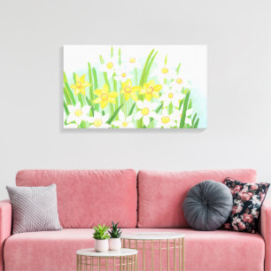 Spring Daffodils Canvas Print