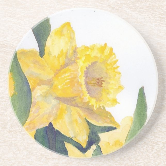 Spring Daffodils Coaster (Front)