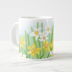 Spring Daffodils  Large Coffee Mug