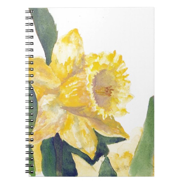 Spring Daffodils Spiral Notebook (Front)