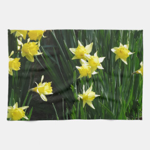 Spring Daffodils Tea Towel