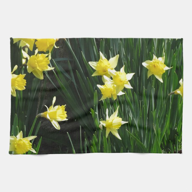 Spring Daffodils Tea Towel (Horizontal)