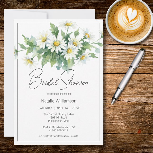 Spring Daisies Bridal Shower  Invitation (Creator Uploaded)