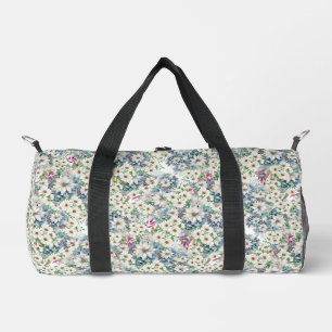 Spring Daisy Floral Design Accessory Pouch Duffle Bag