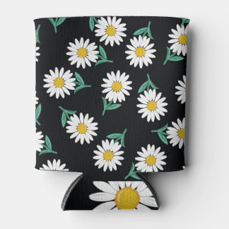 Spring Daisy: Vintage Polka Dot. Can Cooler
