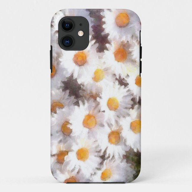 Spring Daisy Wildflower Watercolor Case-Mate iPhone Case (Back)