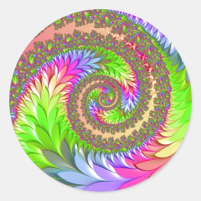 Spring Dancing Queen Classic Round Sticker (Front)